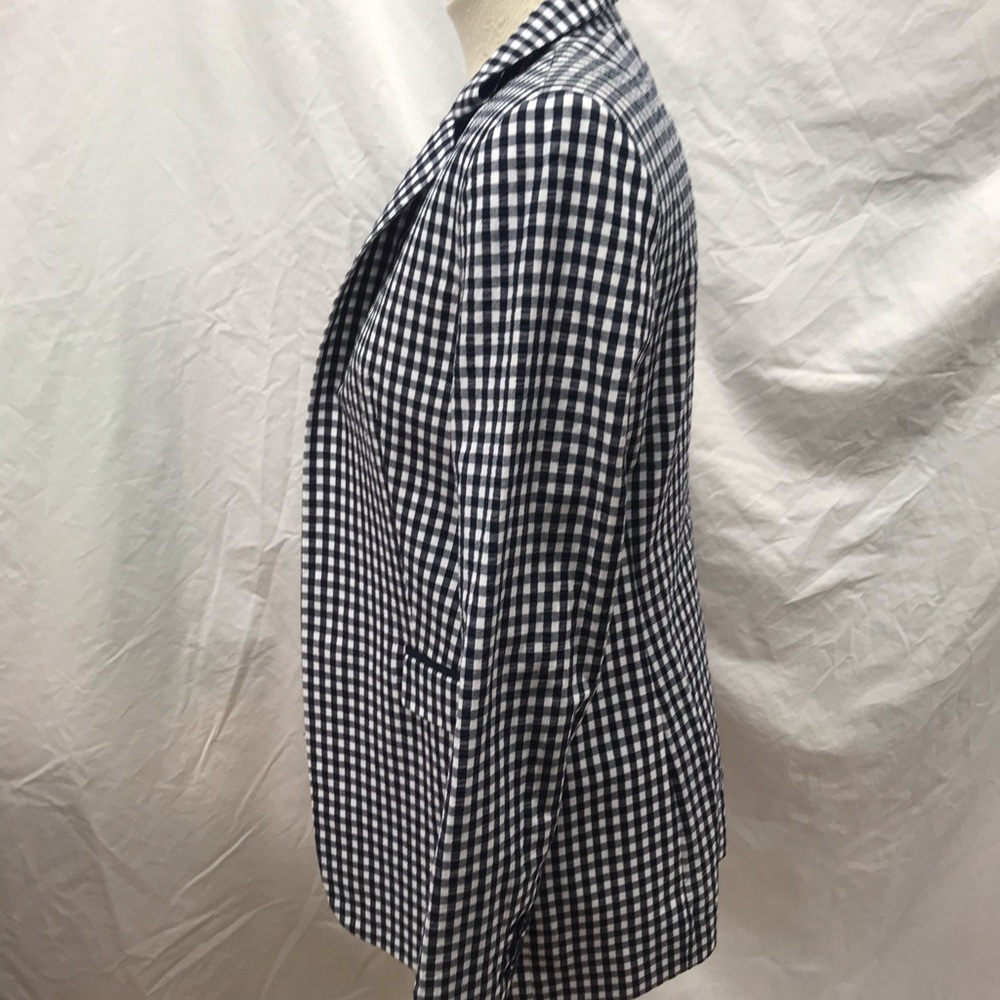 Tommy Hilfiger Gingham-Print Open Jacket - Picture 2 of 12